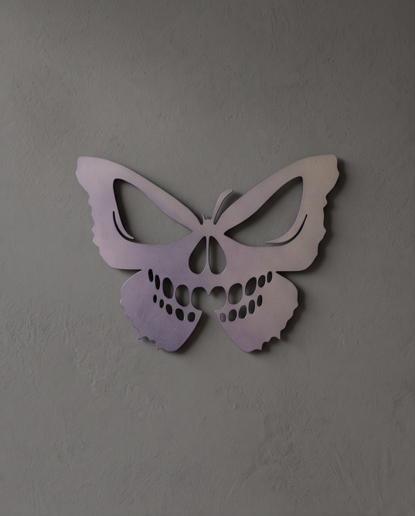 Halloween Vlinder Schedel – Stoere Houten Decoratie