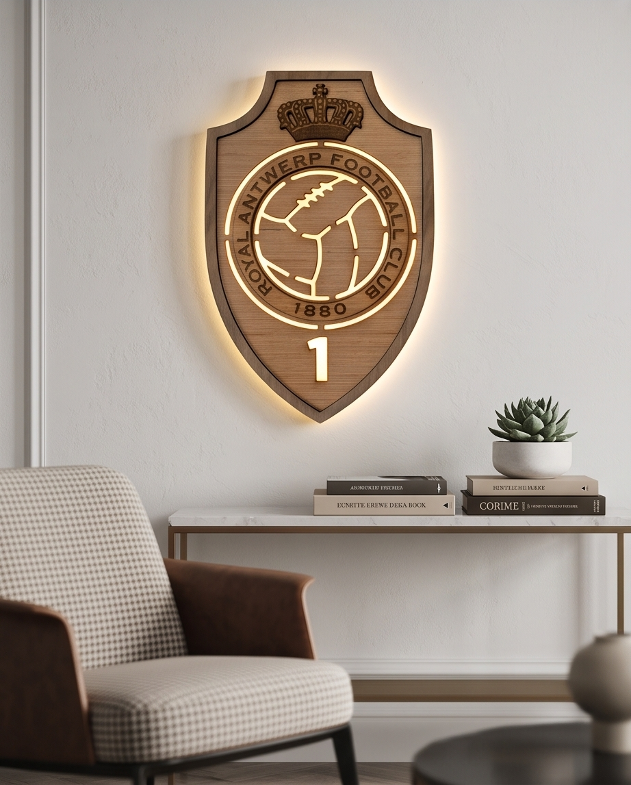 Voetbalpassie in een stralend design - Voetbal Lamp (1)