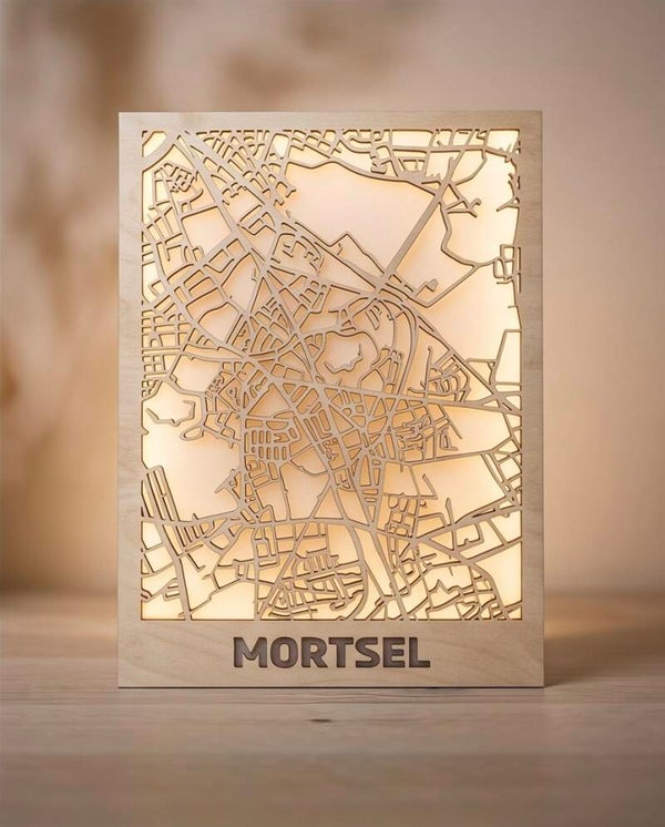 Mortsel in Kaart – een stukje thuis, prachtig uitgewerkt in hout