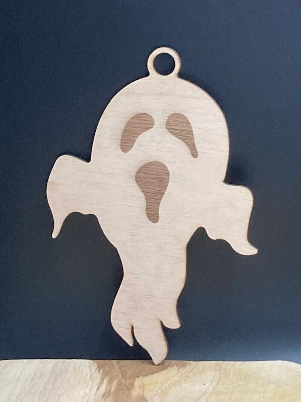 Grappig Halloween Spookje – Houten Hanger