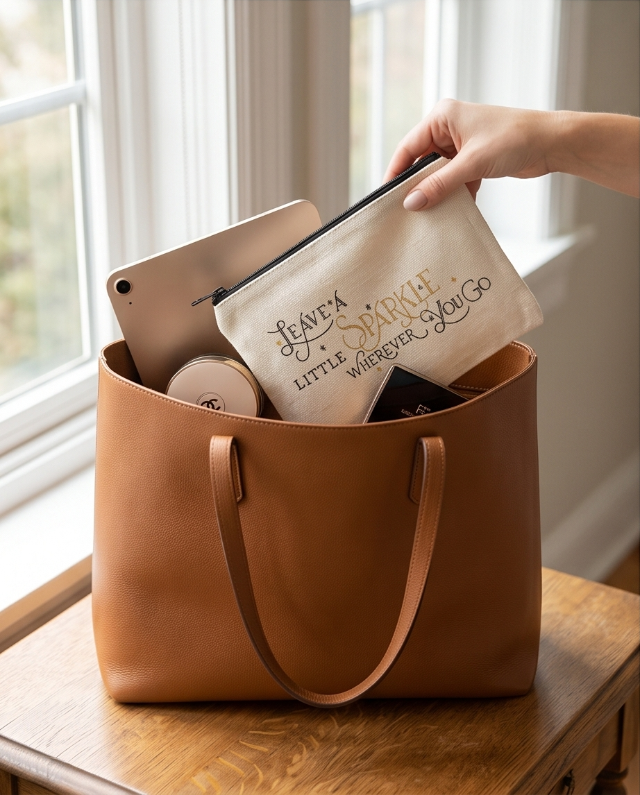 Gepersonaliseerd multifunctioneel tasje