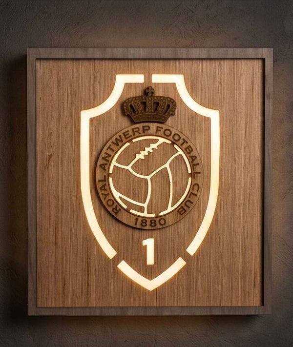 Vierkante voetbal lamp