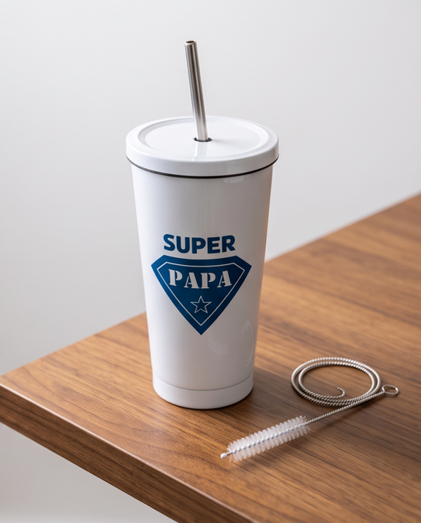 Herbruikbare gepersonaliseerde Drinkbeker – Jouw Beker, Jouw Tekst