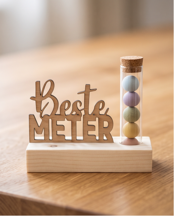 Een kleinigheidje met een grote glimlach – Beste Meter - Brievenbusgeschenk