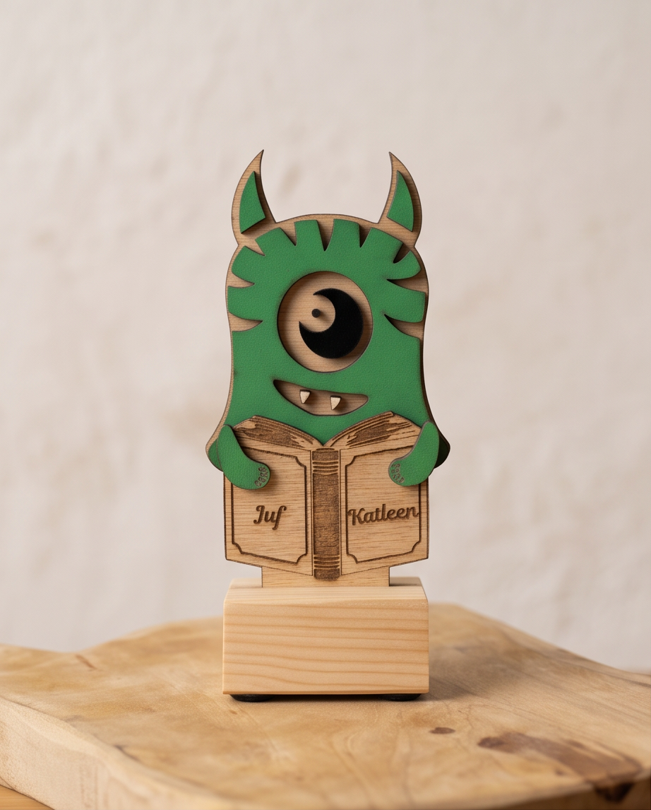 Juf, jij bent een monster van een leerkracht!