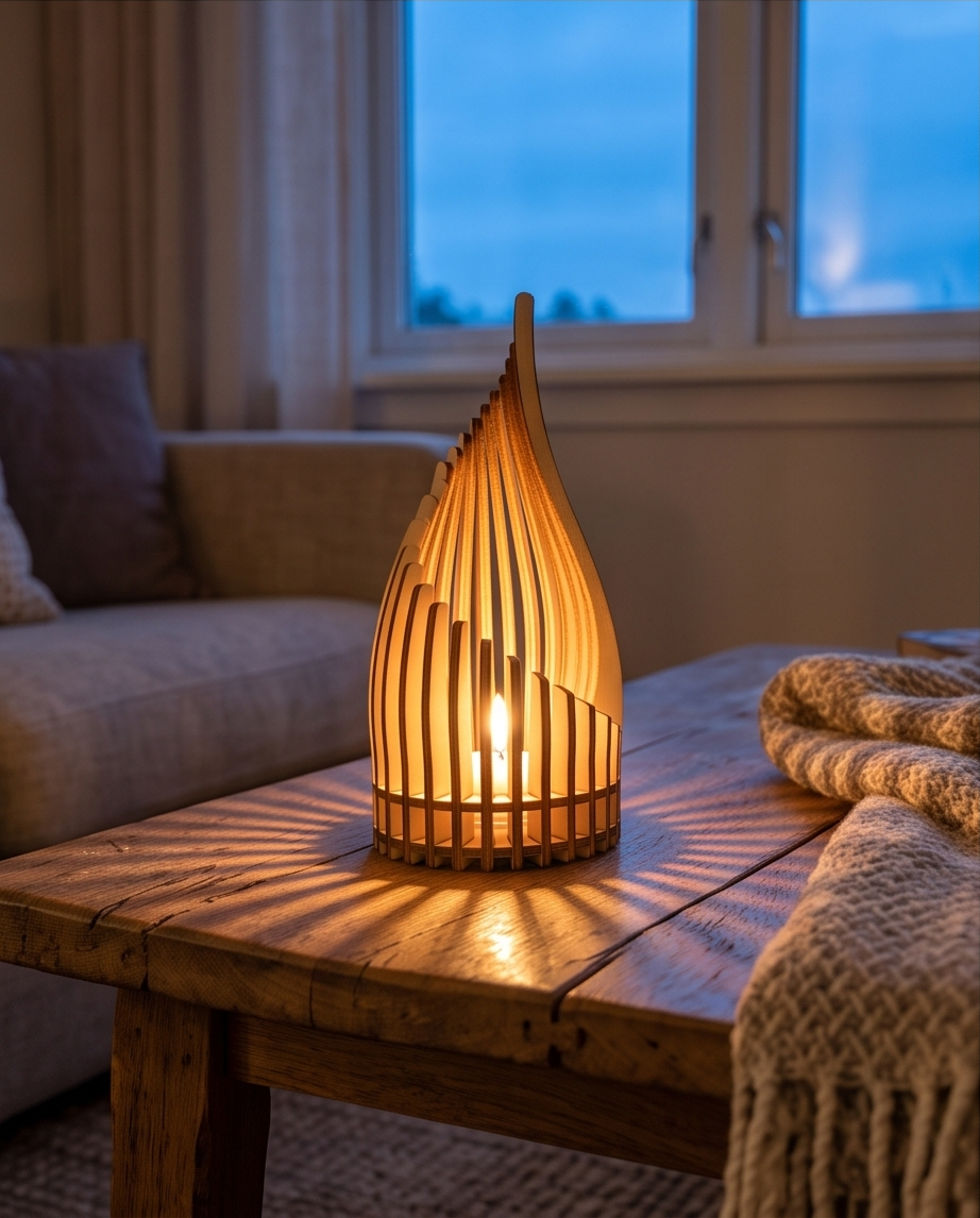 Sfeervol licht met een modern design - Theelichthouder Kaylee