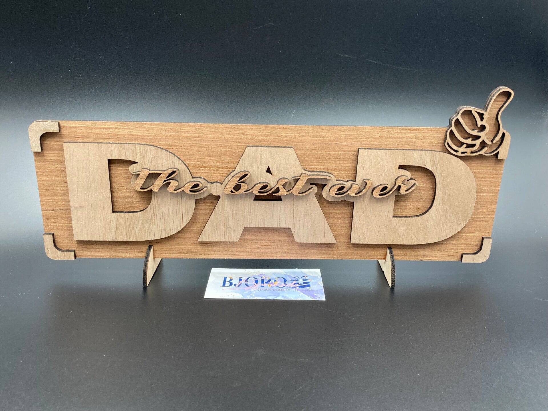 Dad is the best standaard