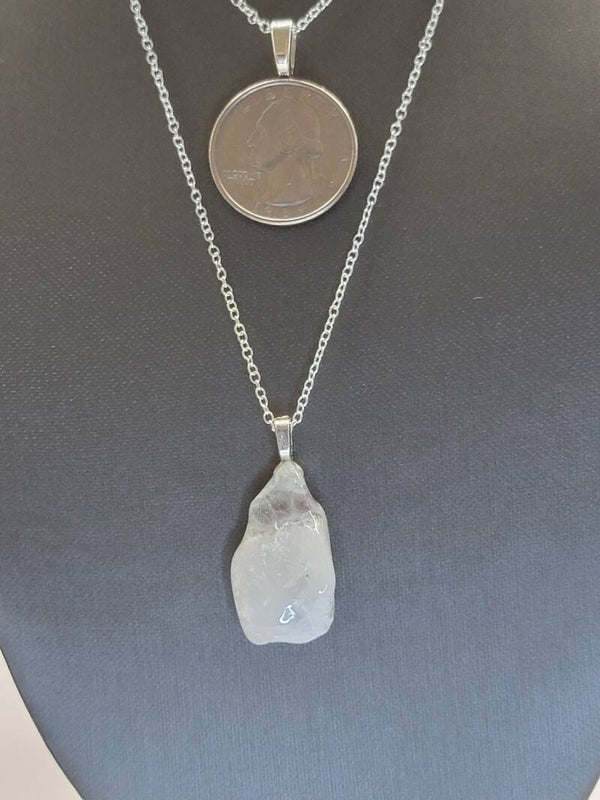 Pendant & Necklace, Quartz Crystal