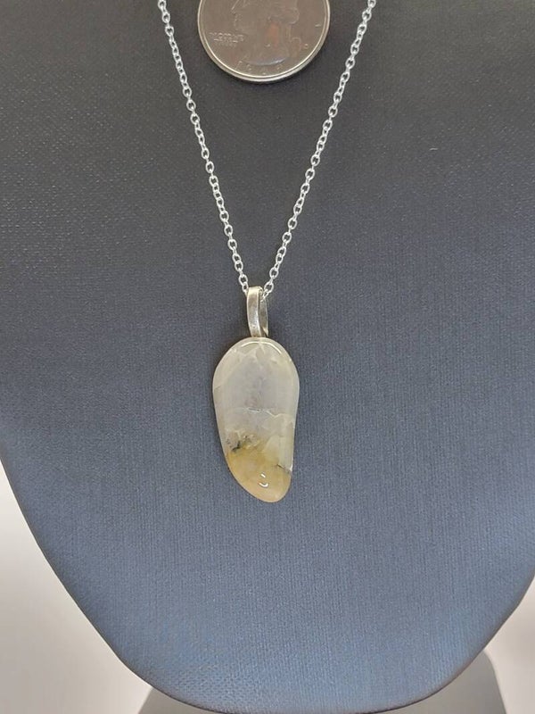 Pendant & Necklace, Quartz Crystal