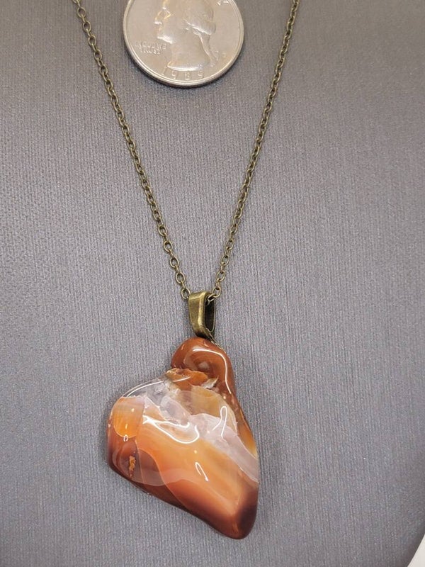 Pendant & Necklace, Batik Jasper