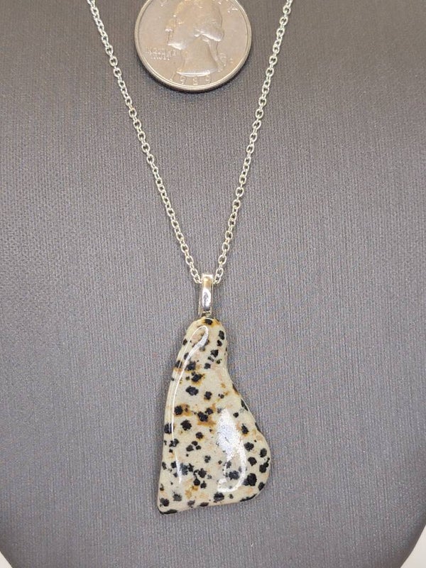 Pendant & Necklace Dalmatian Jasper