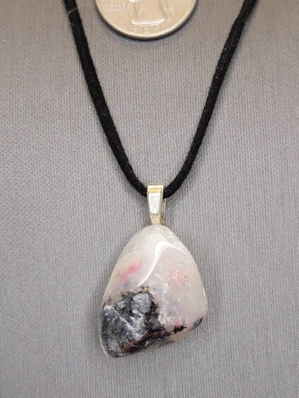 Pendant & Necklace, Bloodstone Chalcedony Agate