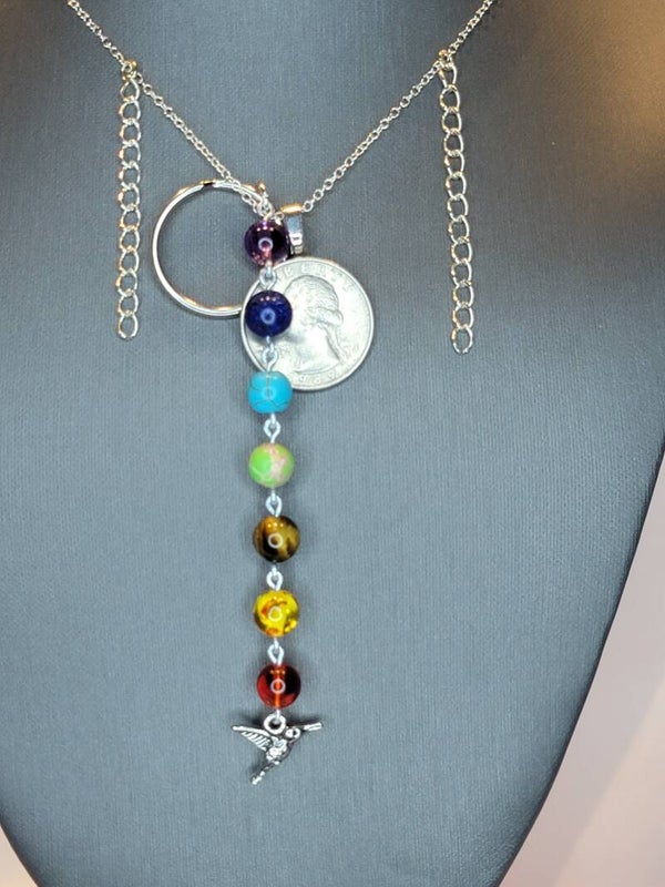 Keychain, Chakra Crystals