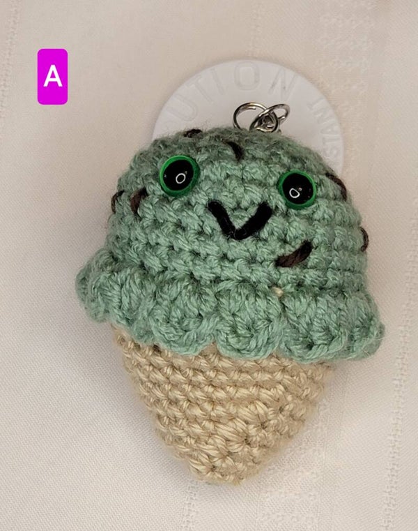 Keychain Ice Cream Cone