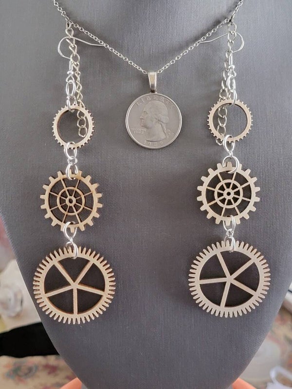 Earrings, Steampunk