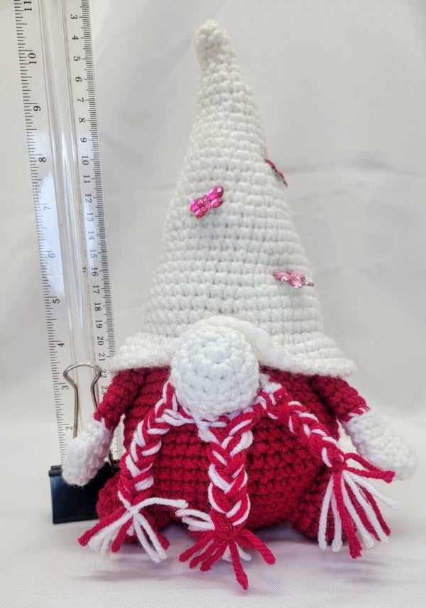 Valentine's Gnome with Butterflies