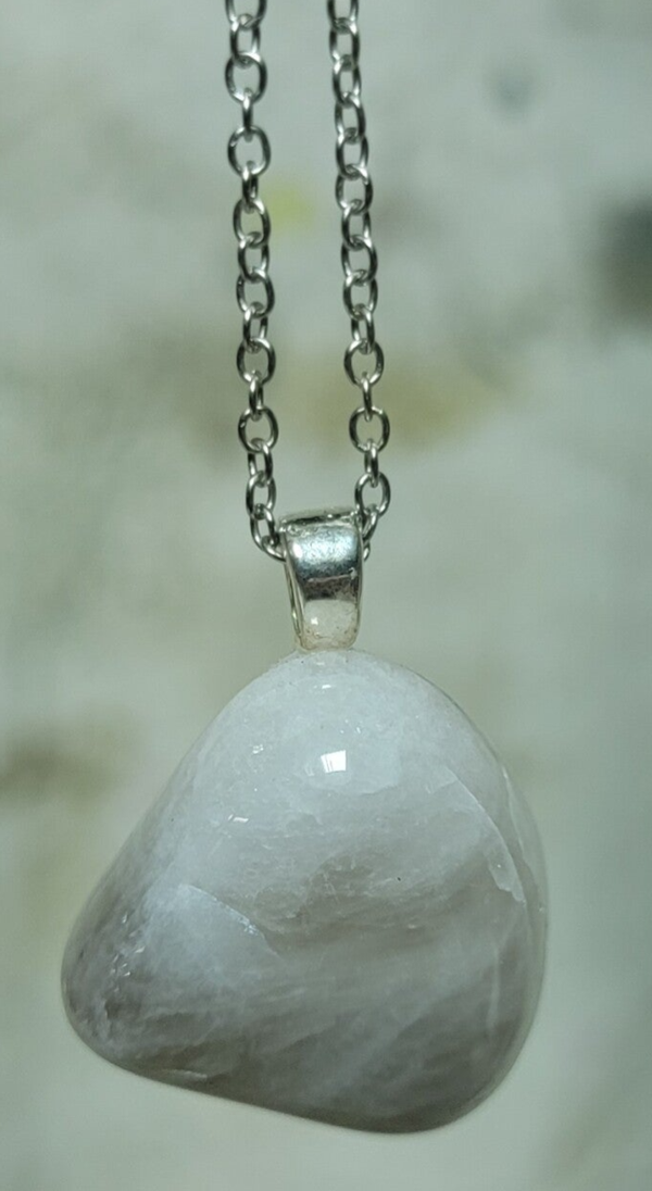 Pendant & Necklace Flint Smokey Quartz Agate