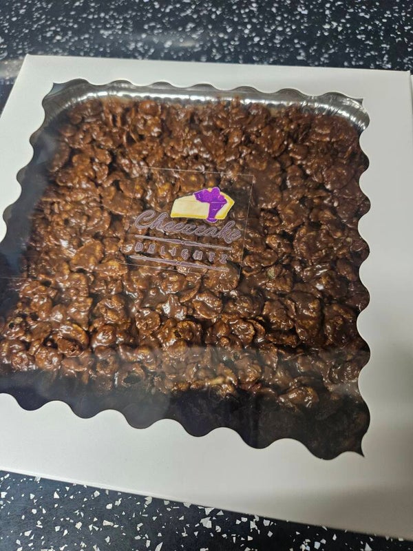 Chocolate Crunch cake 8" square