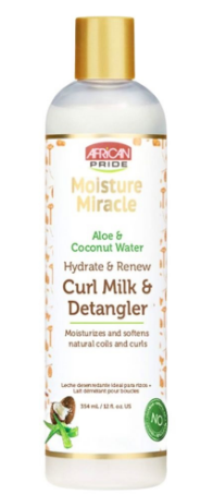 African Pride Moisture Miracle Curl Milk & Detangler 354ml