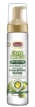 African Pride Olive Foam Setting Mousse 251ml 53658