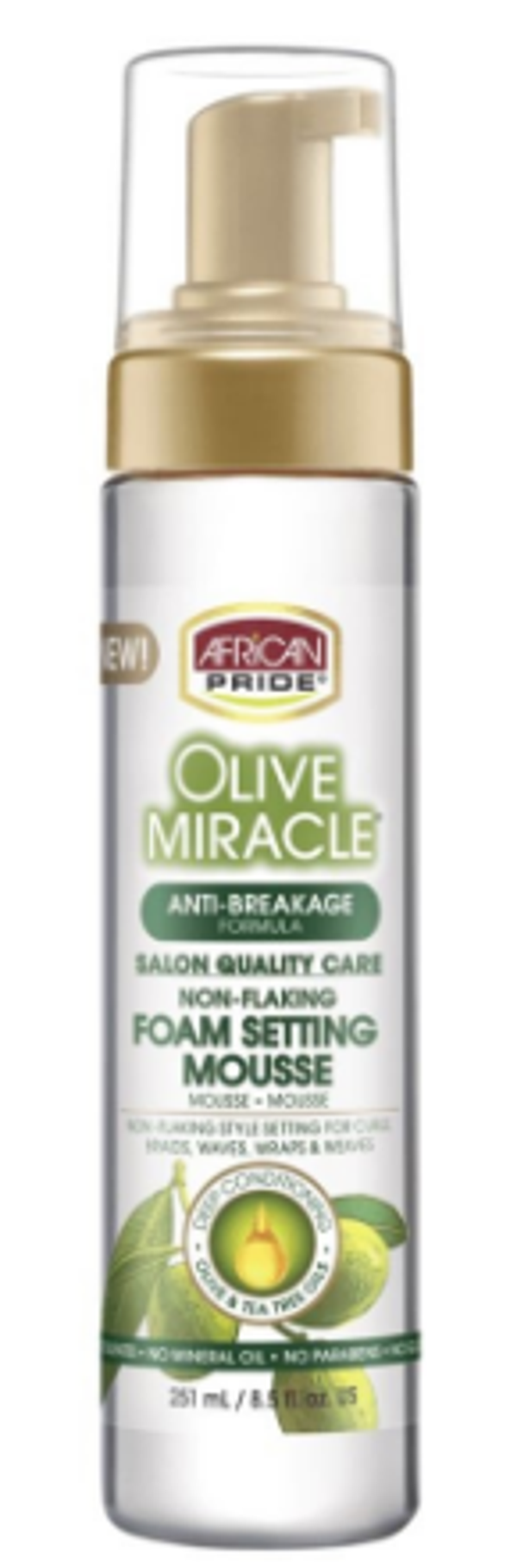 African Pride Olive Foam Setting Mousse 251ml 53658