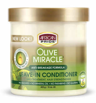 African Pride Olive Miracle Leave in Conditioner 425g