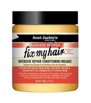 Aunt Jackie's Flaxseed Recipes Fix My Hair Intensive Repair Conditioning Masque