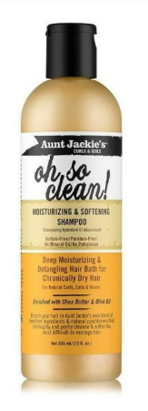 Aunt Jackie's Oh So Clean! Moisturizing & Softening Shampoo 12 oz
