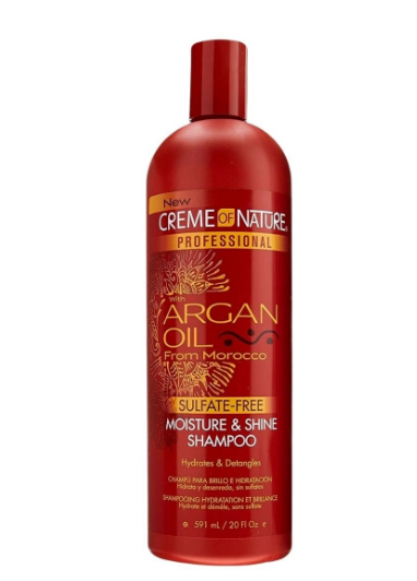 Creme of Nature Argan Oil Moisturizer & Shine Shampoo 20 oz