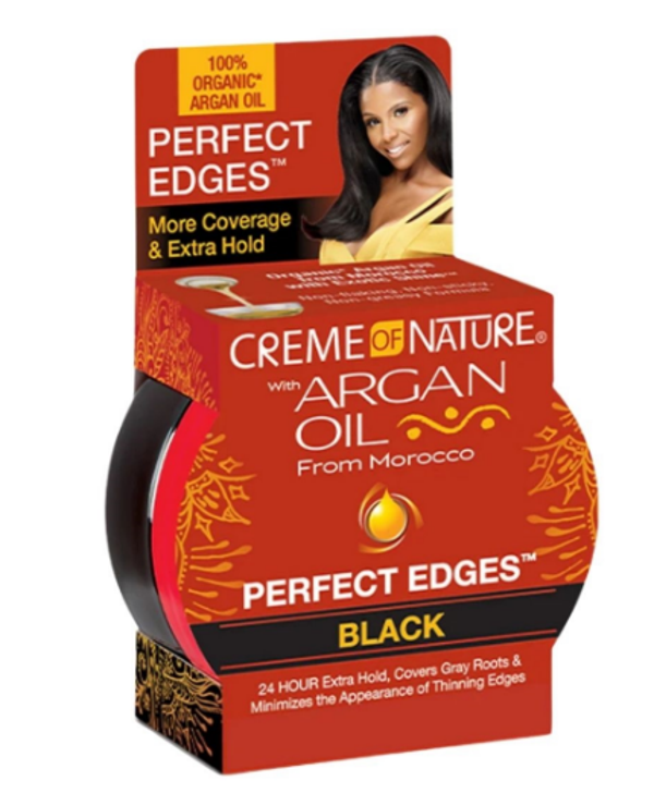 Creme of Nature Argan Oil Perfect Edges Black 2.25oz