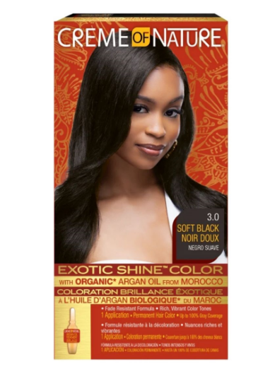 Creme of Nature Gel Hair Color #3.0 Soft Black