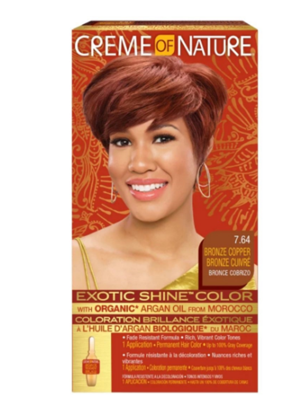 Creme of Nature Gel Hair Color #7.64 Bronze Copper