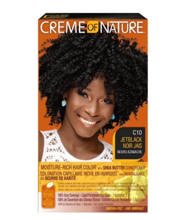 Creme of Nature Liquid Hair Color #C10 Jet Black