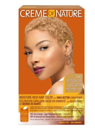 Creme of Nature Liquid Hair Color #C42 Light Golden Blonde