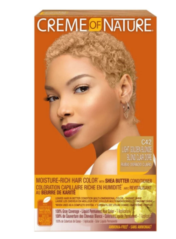 Creme of Nature Liquid Hair Color #C42 Light Golden Blonde