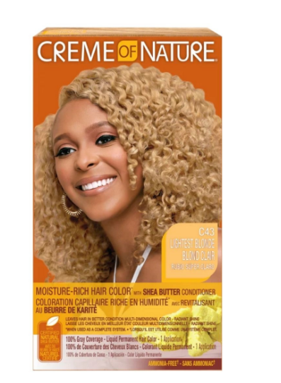Creme of Nature Liquid Hair Color #C43 Lightest Blond