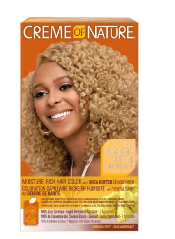 Creme of Nature Liquid Hair Color #C43 Lightest Blond