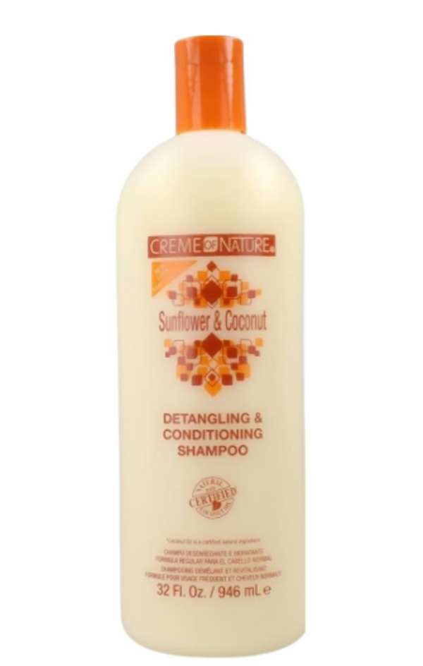 Creme of Nature Sunflower & Coco Det. & Condit. Shampoo 32 oz