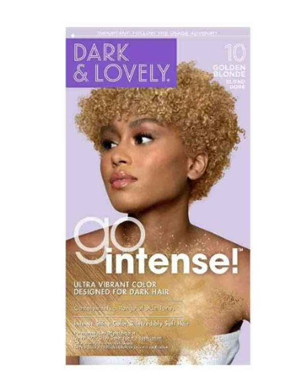 Dark & Lovely Hair Color Go Intense #10 Golden Blond