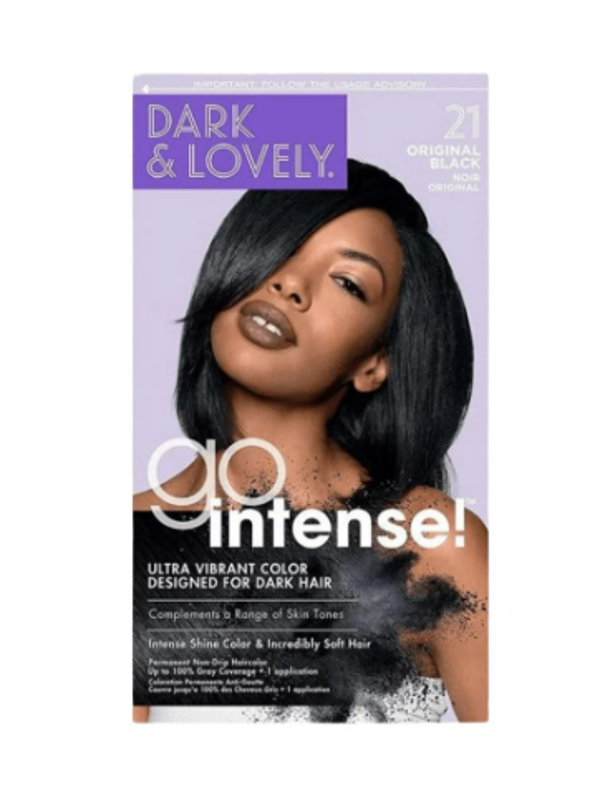 Dark & Lovely Hair Color Go Intense #21 Orginal Black