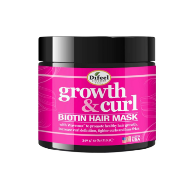 Difeel Growth and Curl Biotin Hair Mask 8oz
