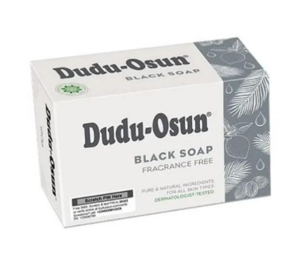 Dudu Osun Black Soap Fragrance Free Black Soap 150g