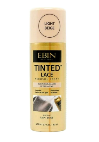Ebin Tinted Lace Spray Light Beige 80ml