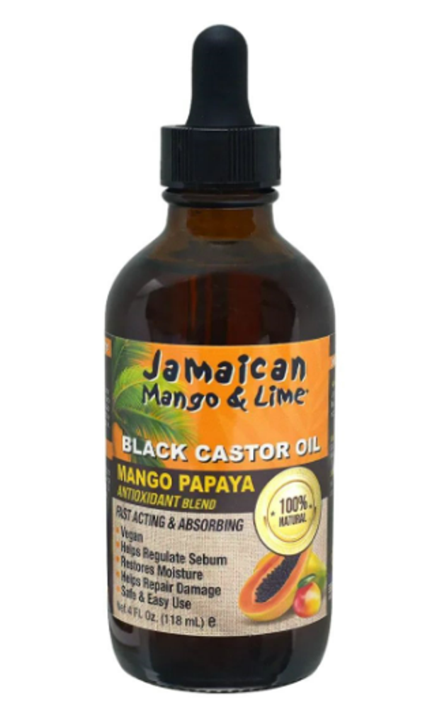 Jamaican Mango & Lime Black Castor Oil Mango Papaya 4oz