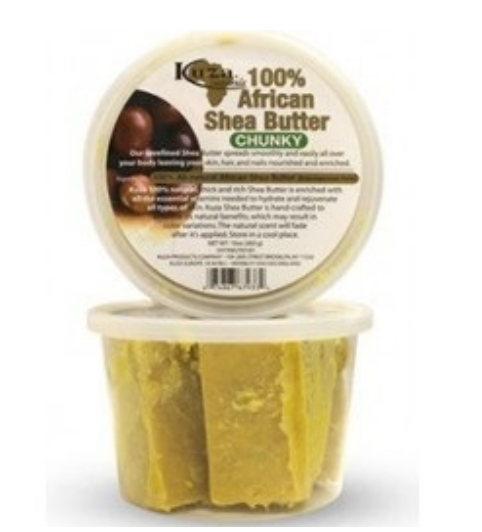 Kuza African Sheabutter Chunky Yellow 10oz