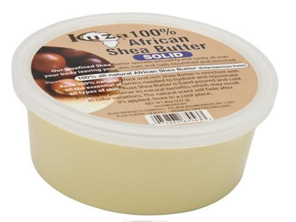 Kuza African Sheabutter Solid White 8 oz