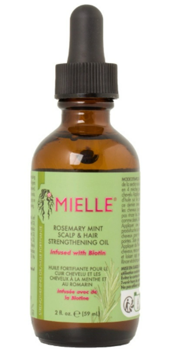 MIELLE Rosemary Mint Scalp & Hair Strengthening Oil Regular 2oz