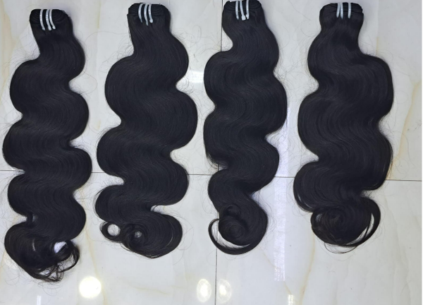 HUMAN HAIR VIRGIN LUX BODYWAVE 3 BUNDLE DEAL BLACK