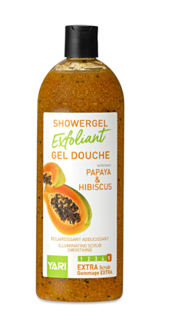 Yari Exfoliant Showergel Papaya & Hibiscus 1000ml