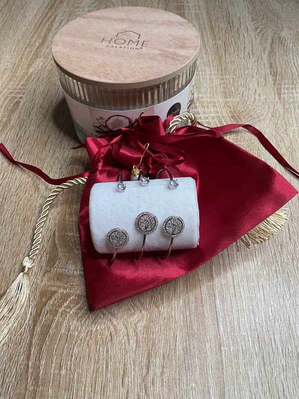 Jonc argent inoxydable réglable